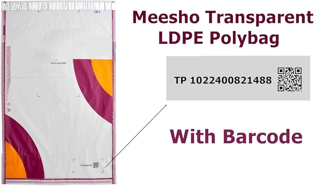 meesho barcode packaging courier bags meesho barcode packaging courier bags